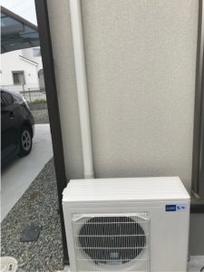 姫路市エアコン取付工事の施工事例