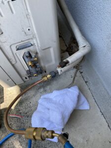 隠蔽配管洗浄の施工事例